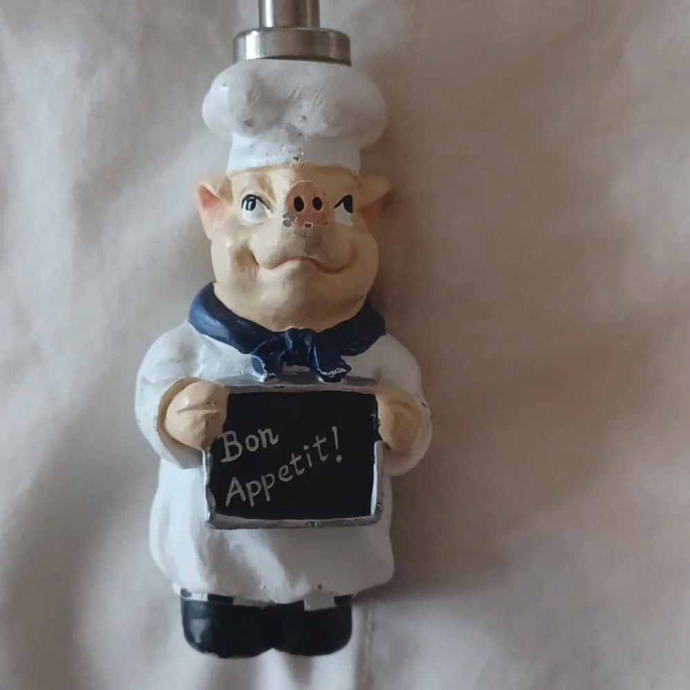 SUR LA TABLE wire whisk pig chef new with tag